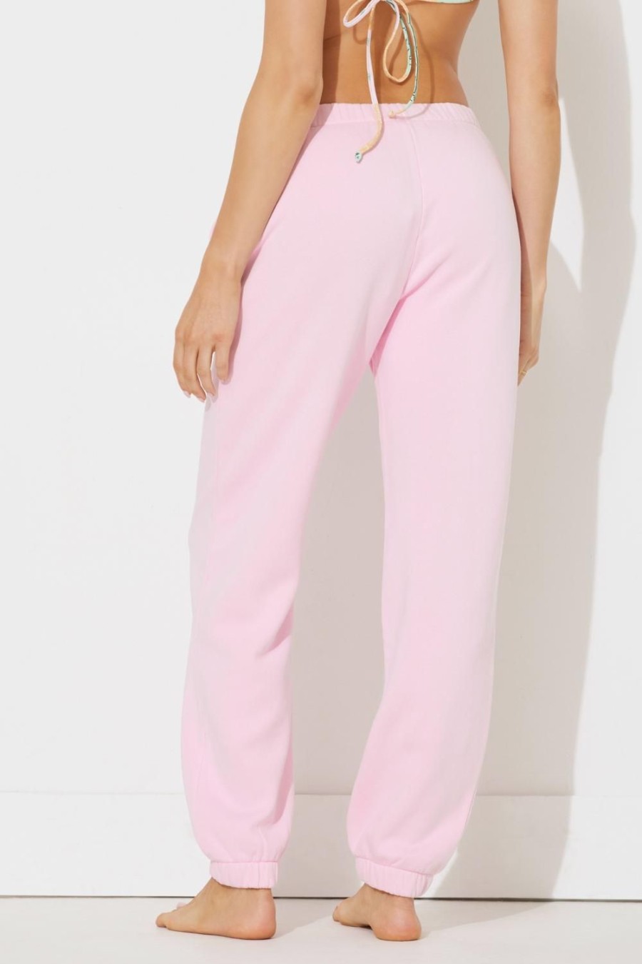 Women Ocean Drive | Hibiscus Pink Pigment Dye Jogger