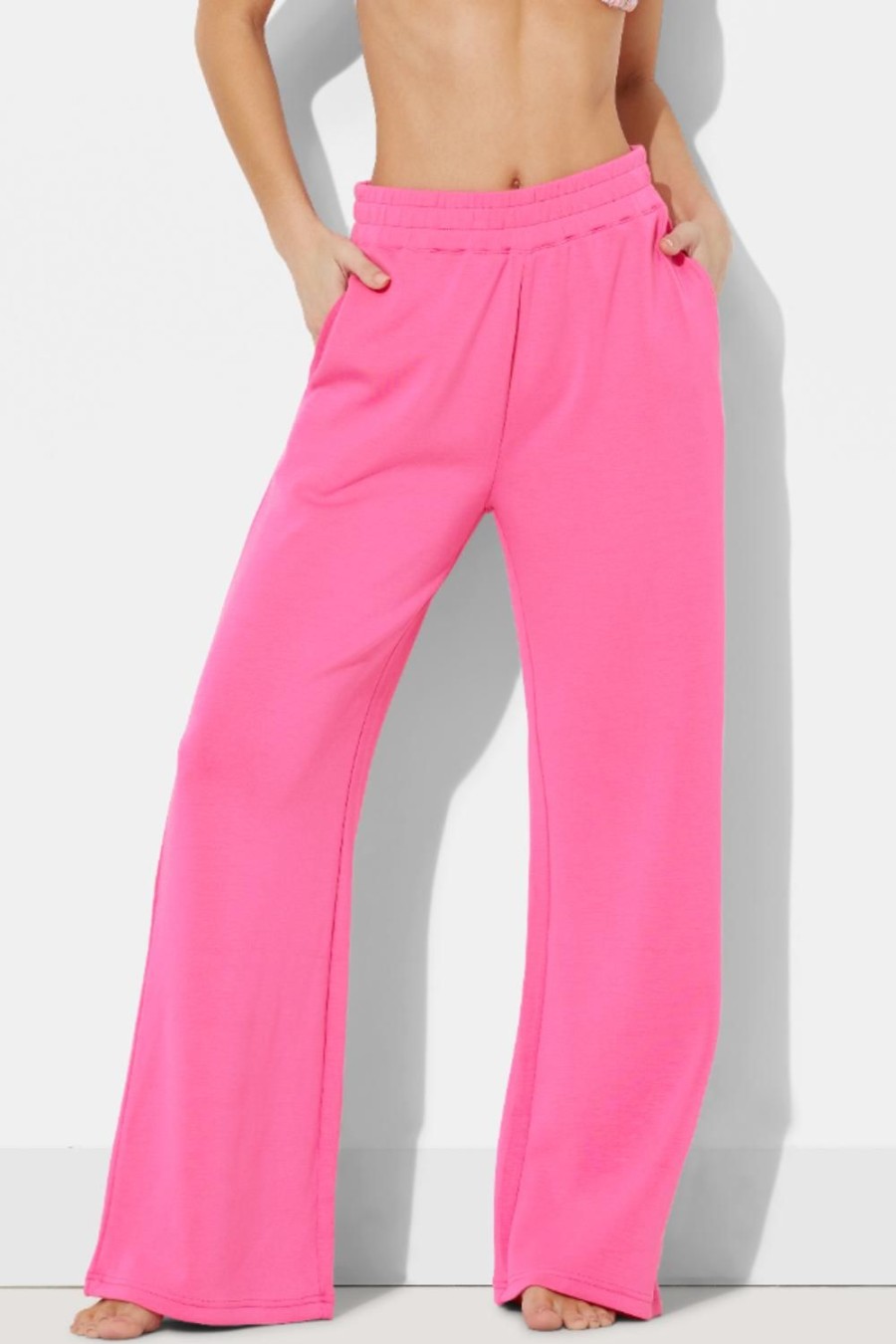 Women Ocean Drive | Barbie Pink Cloud Fleece Od Pant