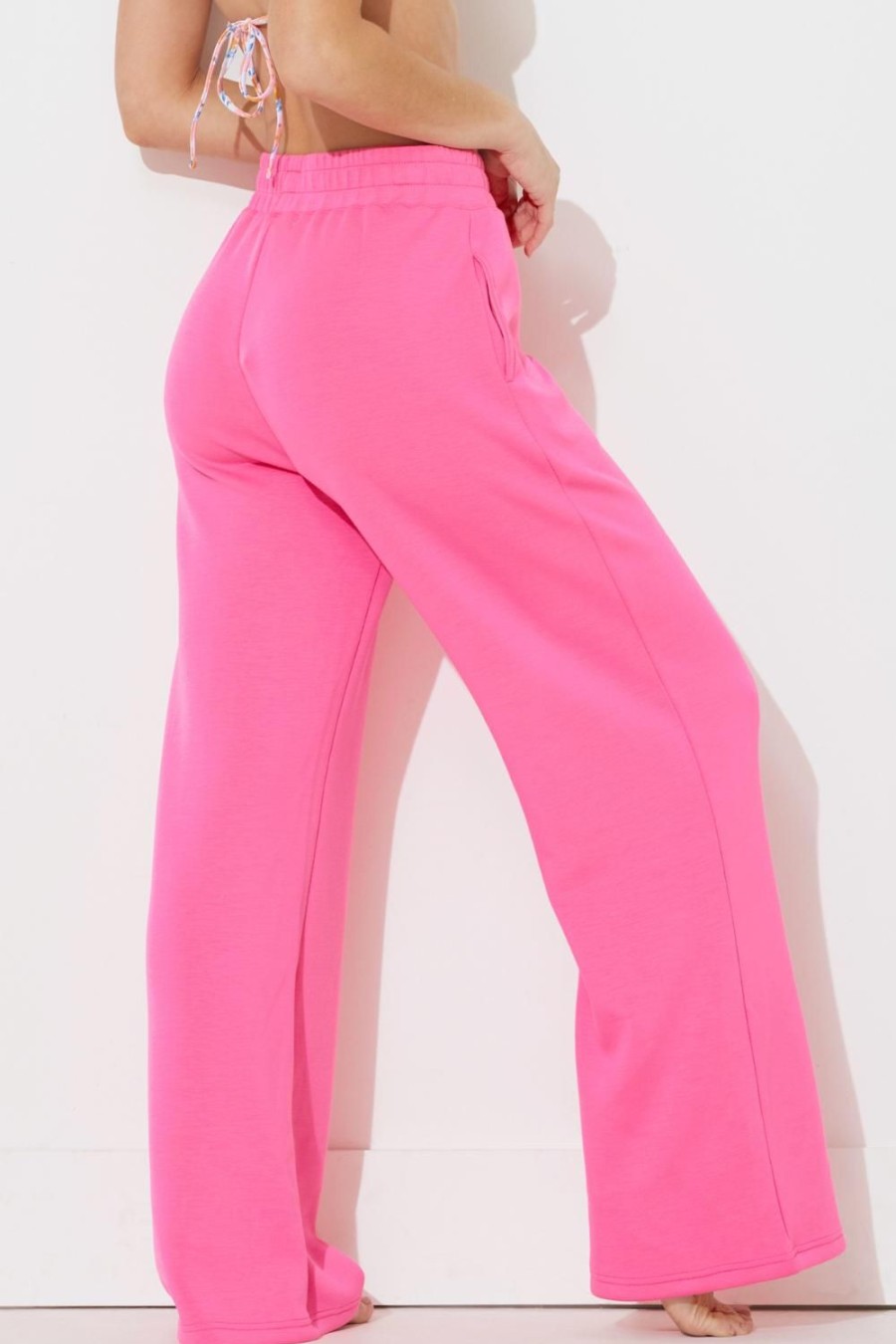 Women Ocean Drive | Barbie Pink Cloud Fleece Od Pant