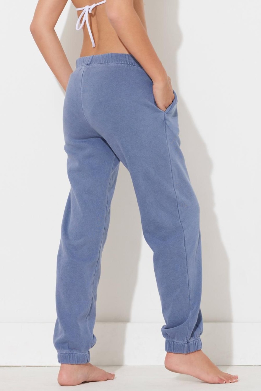 Women Ocean Drive | Blue Jean Garment Dye Jogger