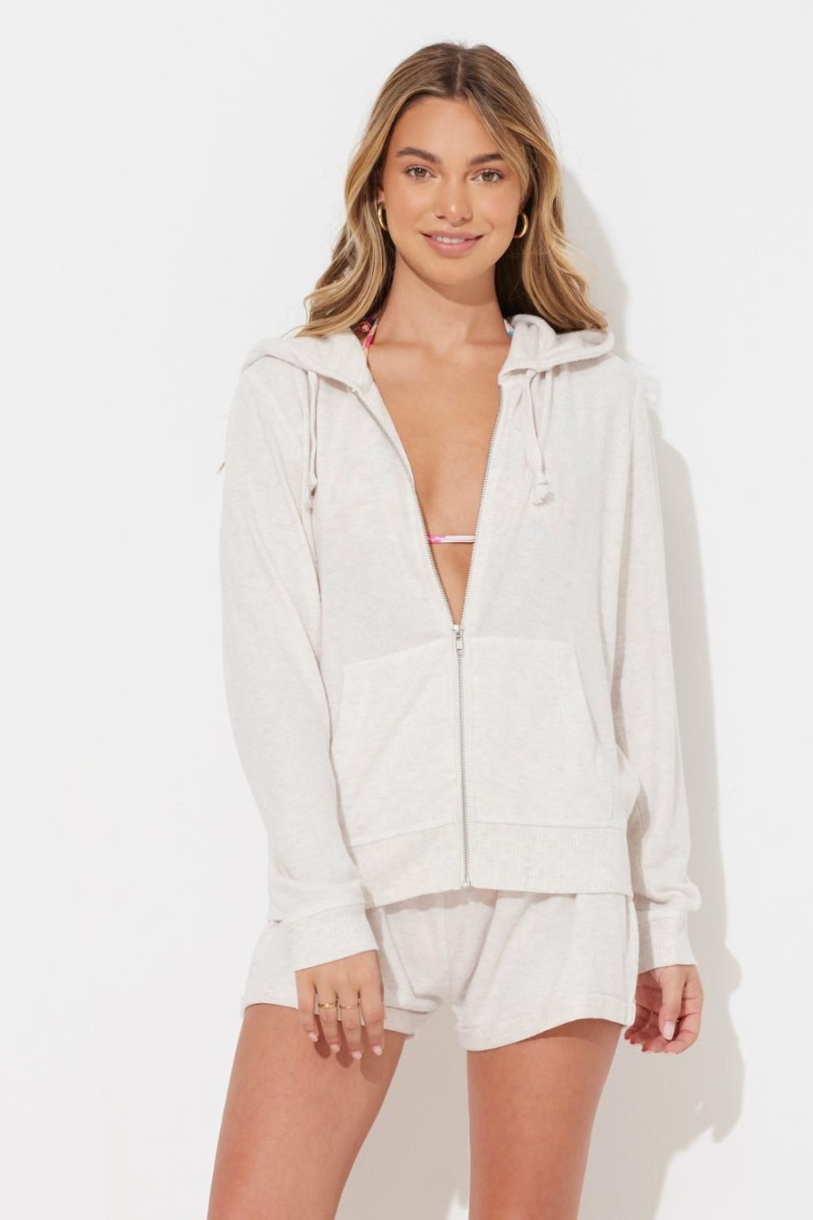 Women Ocean Drive | Sandbar Hacci Zip Up Hoodie